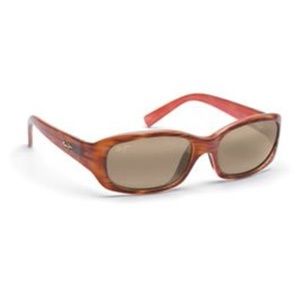 MAUI JIM PUNCHBOWL PINK/ BROWN SUNGLASSES.